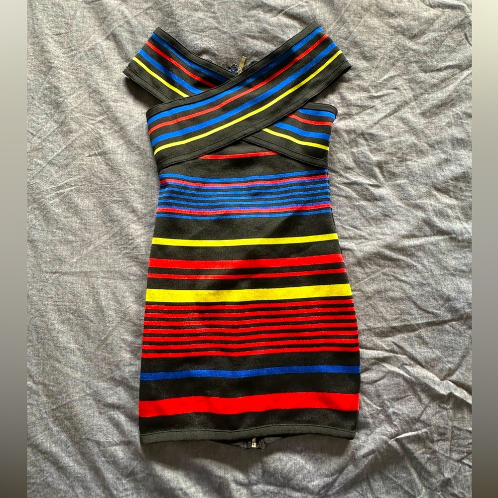 Super sexy mini dress multicolor,
